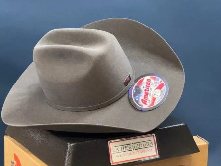 7X American Felt Hat Steel Hot on Sale