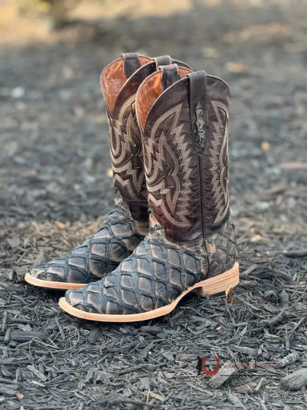 RANCHERS BIGBASS CARAMEL BLACK RISE WILD MEZCAL BOOT Online Sale