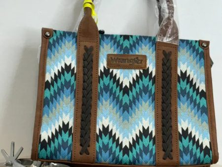 WRANGLER BLUE AZTEC BAG Online now