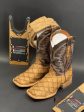 HERRADURA EXOTIC CAMEL OFF SA MIEL SOLAR FISH BOOTS Cheap