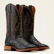 MENS ARIAT BLACK FULL QUILL OSTRICH Sale