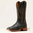 MENS ARIAT BLACK FULL QUILL OSTRICH Sale