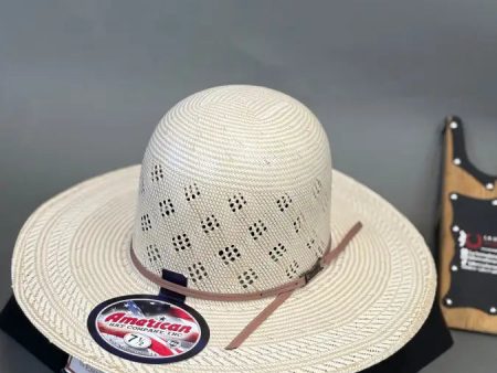 AMERICAN HAT OPEN CROWN STRAW HAT STYLE 7800 Cheap