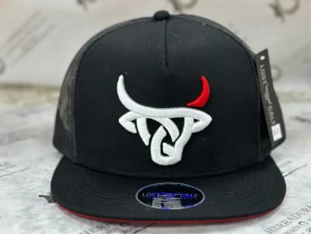 LOST CALF RED HORN BLACK CAP Online Sale