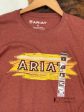 ARIAT WOMEN SERAPE RUST HEATHER LONG SLEEVE T-SHIRT Online now