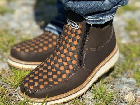 ROCK’EM BROWN CRAZY SERBIA CASUAL SHOES For Cheap