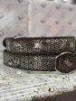 BLACK & SILVER BULL RIDER 2 IN BELT For Cheap