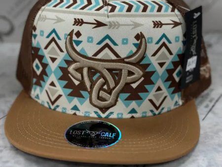 LOST CALF AZTEC BROWN CAP Online Hot Sale