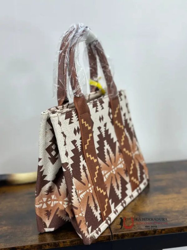 WRANGLER WHITE SAND AZTEC HAND BAG Fashion