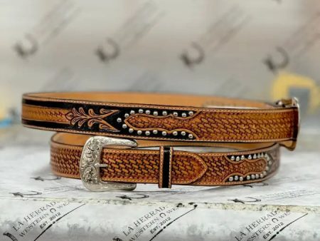 RANGER HAND TOOLED THREAD BELT Online now