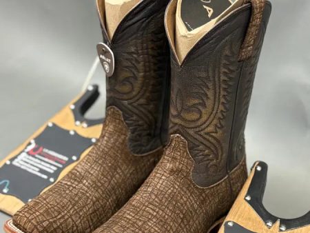 MENS ARIAT ANTIQUE TAN HIPPO PRINT Online Hot Sale