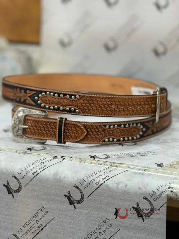 RANGER HAND TOOLED THREAD BELT Online now