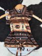 SHEA BABY AZTEC BROWN SNAP DRESS Discount