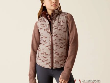 Ariat Youth Bella Insulated Reversible Vest Scattering Horses - 3411 Cheap