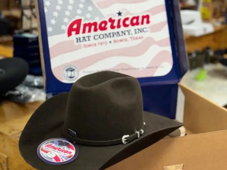 7X American Felt Hat Chocolate Online now