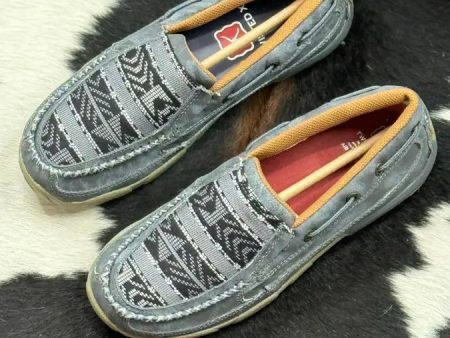 ZAPATOS TWISTED X SLIP ON DRIVING MOCS SLIP ON D TOW GREY MULTI Hot on Sale