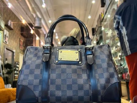 Louis Vuitton Damier Ebene Berkeley Handbag Fashion