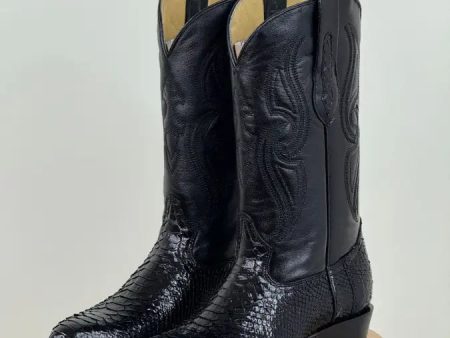 ARANGO BOOTS NEGRO SEMIOVAL PYTHON Online Hot Sale