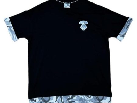 Aape By a Bathing Ape Tee Black Camo Discount