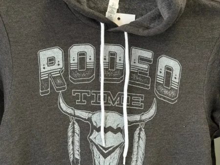 DALEBRISLY SWEATERSHIRT PRINTED RODEO TIME GREY For Cheap