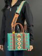 WRANGLER TEAL MULTI COLOR AZTEC WOMEN S HANDBAG Discount