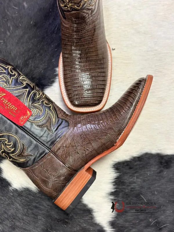 ARANGO BOOTS PRO-RODEO EXOTIC LIZARD TABACO Sale