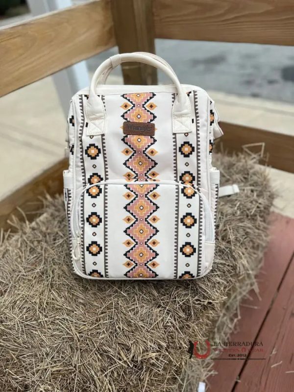 WRANGLER WHITE ORANGE MULTI AZTEC WOMEN S HANDBAG Online now