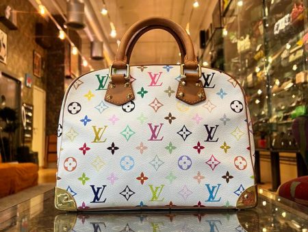 Louis Vuitton White Multi Murakami Trouville Handbag Sale