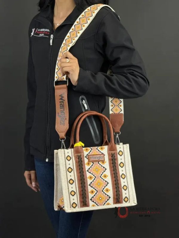 WRANGLER WHITE MULTI COLOR AZTEC WOMEN S HANDBAG Online now