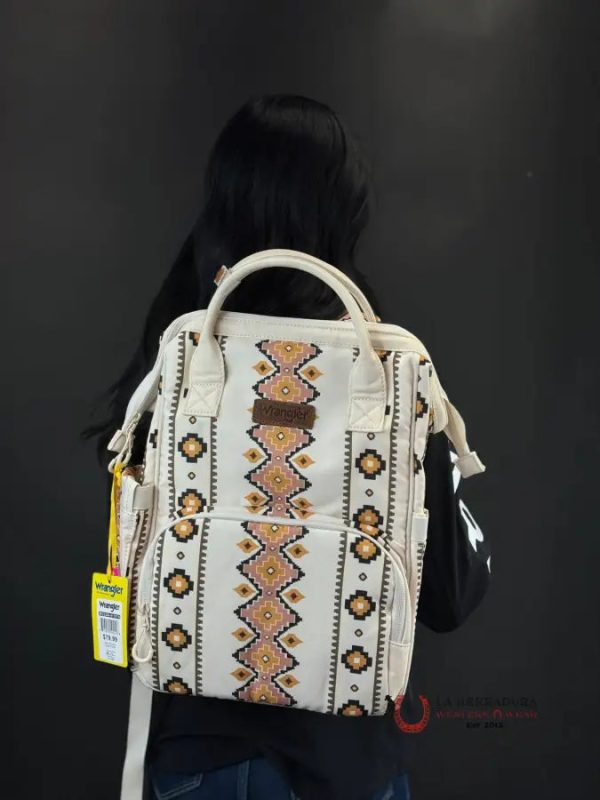 WRANGLER WHITE ORANGE MULTI AZTEC WOMEN S HANDBAG Online now