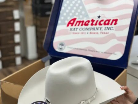 7X American Felt Hat Silver Sand For Discount