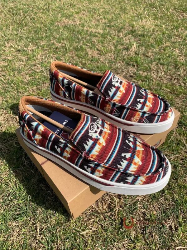 TWISTED X HOOEY SLIP ON LOOPER MENS TOTEM MULTI COLOR CASUAL SHOE Online now