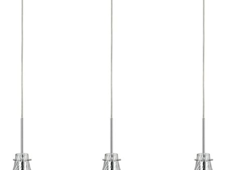 Cirrus 3 Light Pendant In Polished Chrome Sale