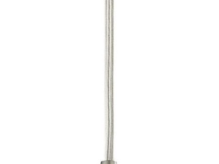 Fissure 1 Light Pendant In Satin Nickel and Silver Glass Hot on Sale